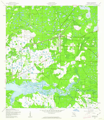 United States Geological Survey Parrish, FL (1944, 24000-Scale) digital map