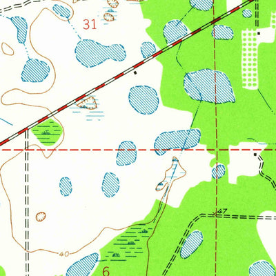 United States Geological Survey Parrish, FL (1944, 24000-Scale) digital map