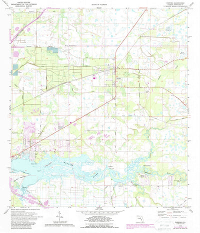 United States Geological Survey Parrish, FL (1973, 24000-Scale) digital map