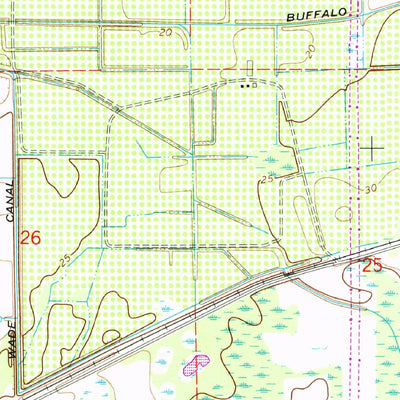 United States Geological Survey Parrish, FL (1973, 24000-Scale) digital map