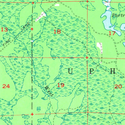 United States Geological Survey Parrish, WI (1950, 48000-Scale) digital map