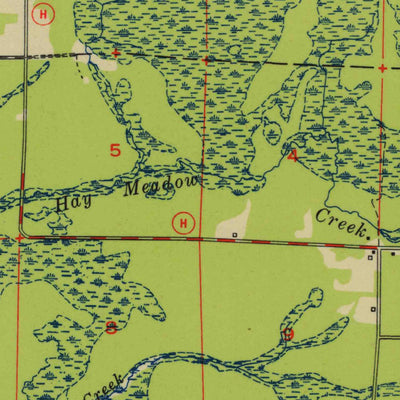 United States Geological Survey Parrish, WI (1952, 48000-Scale) digital map