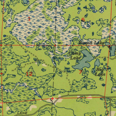 United States Geological Survey Parrish, WI (1952, 48000-Scale) digital map