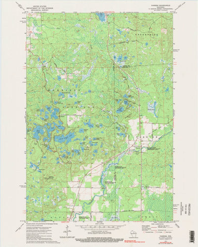 United States Geological Survey Parrish, WI (1973, 24000-Scale) digital map