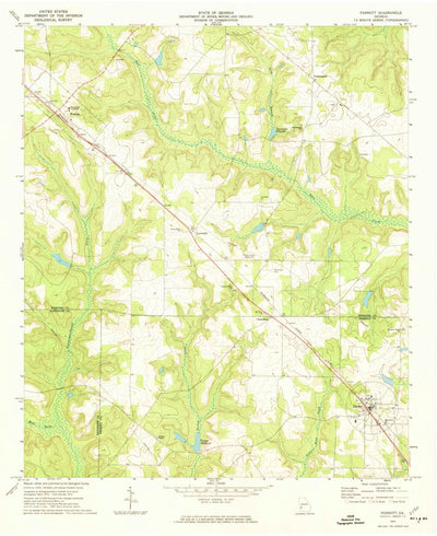 United States Geological Survey Parrott, GA (1972, 24000-Scale) digital map