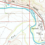 United States Geological Survey Parshall, CO (1980, 24000-Scale) digital map