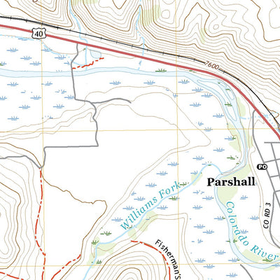 United States Geological Survey Parshall, CO (2022, 24000-Scale) digital map