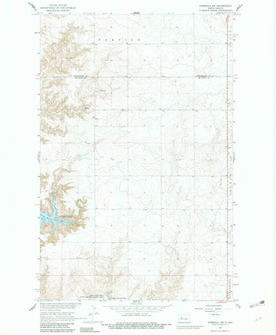United States Geological Survey Parshall SW, ND (1967, 24000-Scale) digital map