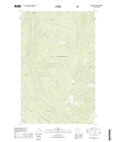 United States Geological Survey Parsnip Mountain, MT (2020, 24000-Scale) digital map