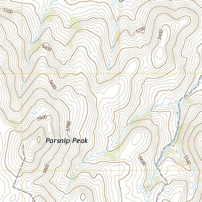 United States Geological Survey Parsnip Peak, OR (2020, 24000-Scale) digital map