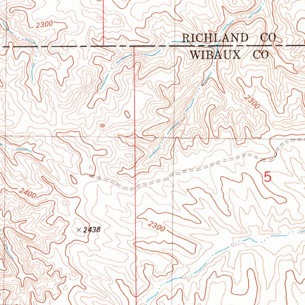 Parson Creek, MT (1982, 24000-Scale) Map by United States Geological ...