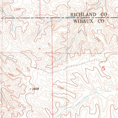 United States Geological Survey Parson Creek, MT (1982, 24000-Scale) digital map