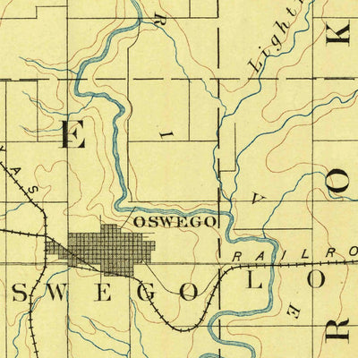 United States Geological Survey Parsons, KS (1886, 125000-Scale) digital map