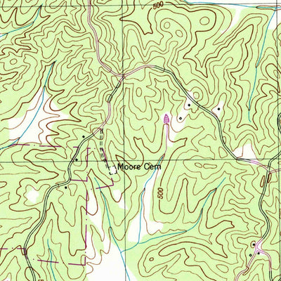 United States Geological Survey Parsons, TN (1950, 24000-Scale) digital map