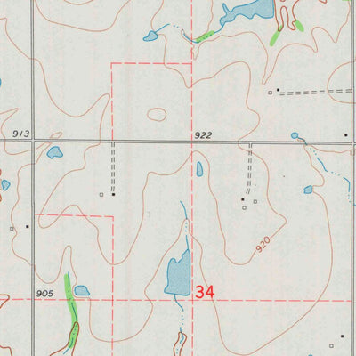 United States Geological Survey Parsons West, KS (1973, 24000-Scale) digital map