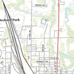 United States Geological Survey Parsons West, KS (2022, 24000-Scale) digital map