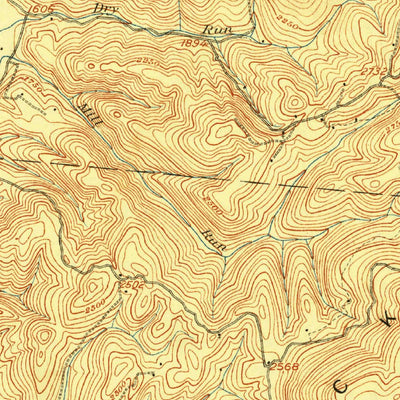 United States Geological Survey Parsons, WV (1908, 62500-Scale) digital map