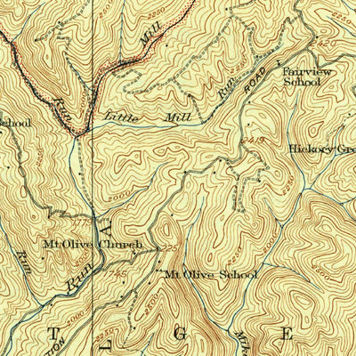 United States Geological Survey Parsons, WV (1926, 62500-Scale) digital map