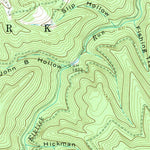 United States Geological Survey Parsons, WV (1968, 24000-Scale) digital map