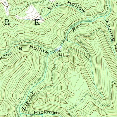 United States Geological Survey Parsons, WV (1968, 24000-Scale) digital map