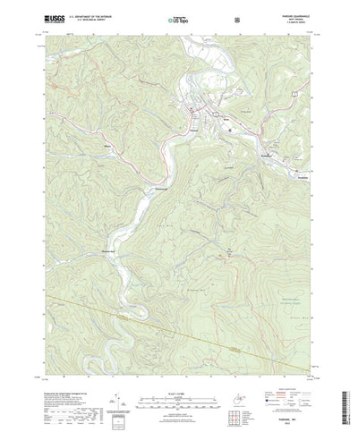 United States Geological Survey Parsons, WV (2023, 24000-Scale) digital map