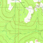 United States Geological Survey Parthenon, AR (1980, 24000-Scale) digital map