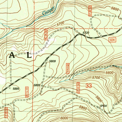 United States Geological Survey Partin Butte, OR (2004, 24000-Scale) digital map