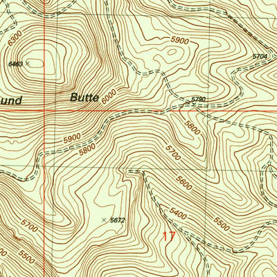 United States Geological Survey Partin Butte, OR (2004, 24000-Scale) digital map