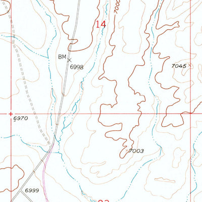 United States Geological Survey Parting Of The Ways, WY (1958, 24000-Scale) digital map