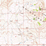 United States Geological Survey Parting Of The Ways, WY (1958, 62500-Scale) digital map