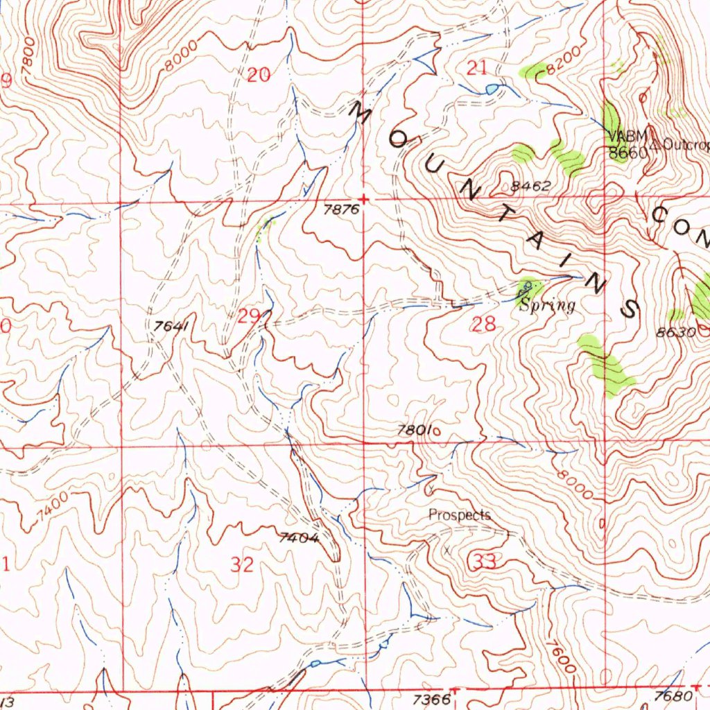 Parting Of The Ways, WY (1958, 62500-Scale) Map by United States ...