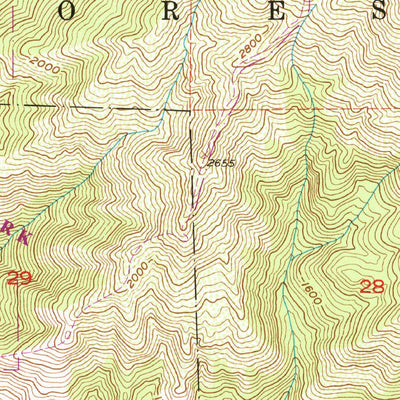 United States Geological Survey Partington Ridge, CA (1956, 24000-Scale) digital map