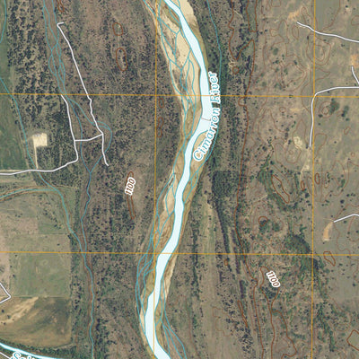 United States Geological Survey Parvin, OK (2010, 24000-Scale) digital map