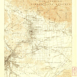 United States Geological Survey Pasadena, CA (1896, 62500-Scale) digital map