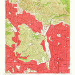 United States Geological Survey Pasadena, CA (1953, 24000-Scale) digital map