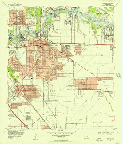 United States Geological Survey Pasadena, TX (1955, 24000-Scale) digital map