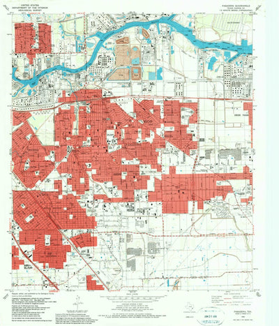 United States Geological Survey Pasadena, TX (1982, 24000-Scale) digital map
