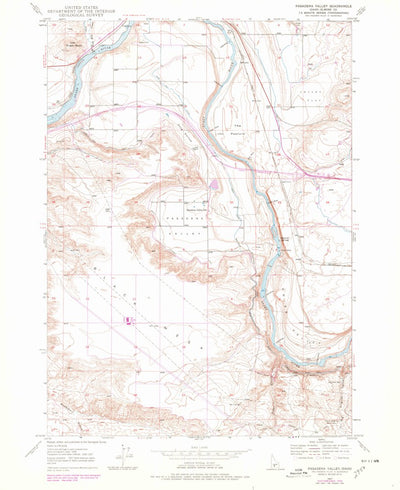 United States Geological Survey Pasadena Valley, ID (1947, 24000-Scale) digital map