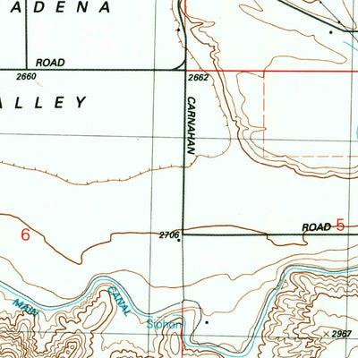 United States Geological Survey Pasadena Valley, ID (1992, 24000-Scale) digital map