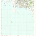 United States Geological Survey Pascagoula South, MS (1982, 24000-Scale) digital map