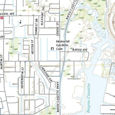 United States Geological Survey Pascagoula South, MS (2020, 24000-Scale) digital map