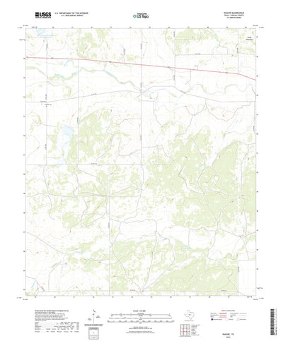 United States Geological Survey Pasche, TX (2022, 24000-Scale) digital map