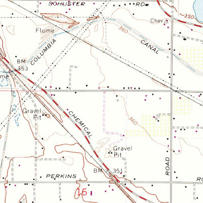 United States Geological Survey Pasco, WA (1964, 24000-Scale) digital map