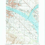 United States Geological Survey Pasco, WA (1992, 24000-Scale) digital map