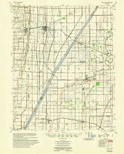 United States Geological Survey Pascola, MO (1955, 62500-Scale) digital map