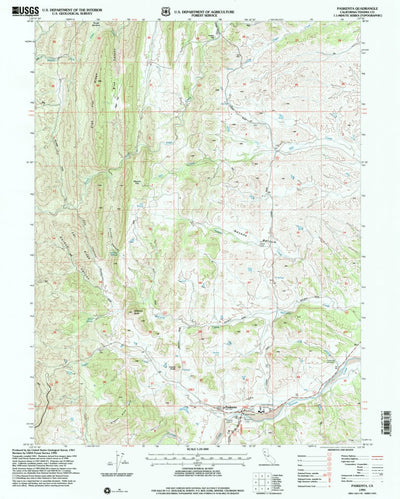 United States Geological Survey Paskenta, CA (1995, 24000-Scale) digital map