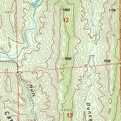 United States Geological Survey Paskenta, CA (1995, 24000-Scale) digital map