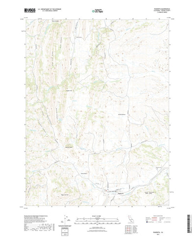 United States Geological Survey Paskenta, CA (2021, 24000-Scale) digital map
