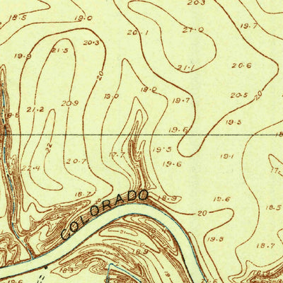United States Geological Survey Paso Real, TX (1929, 24000-Scale) digital map