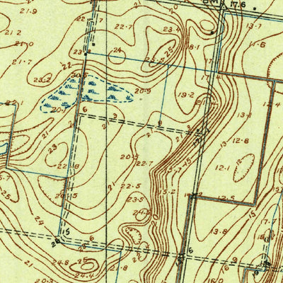 United States Geological Survey Paso Real, TX (1929, 24000-Scale) digital map